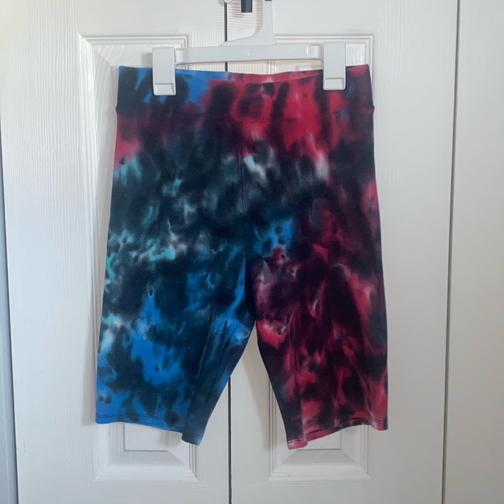 tie dye shorts